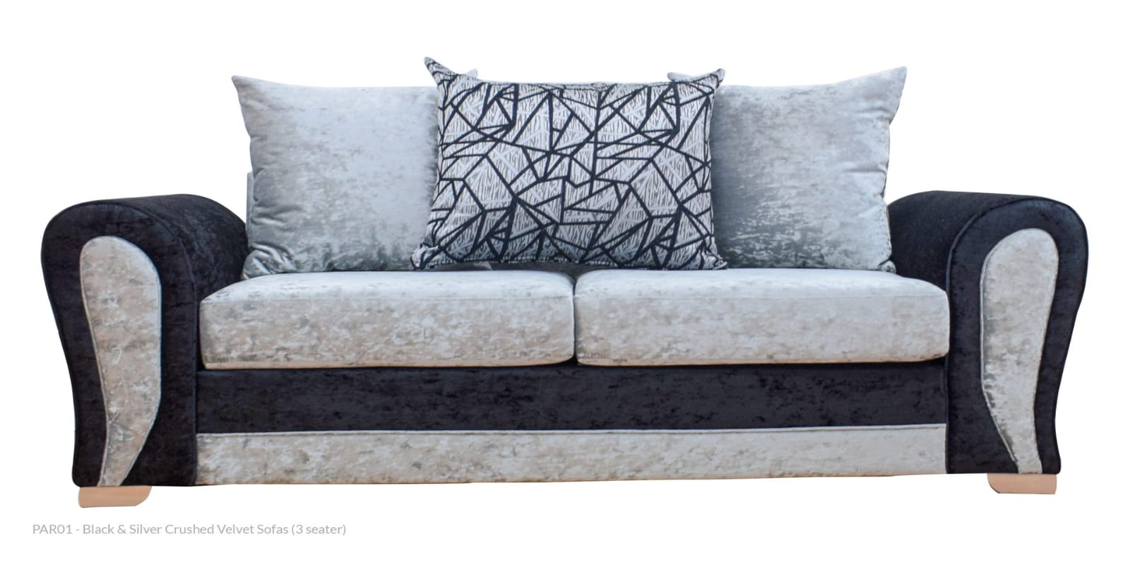 Sofá modular seccional en forma de L tapizado en tela gris claro